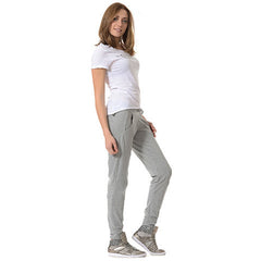 Casual stretch pant Melange Medium Grey