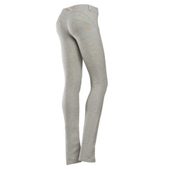 Casual stretch pant Melange Grey