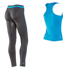 Stretch pant Grey/Blue