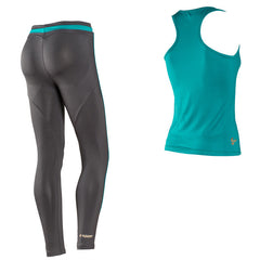 Stretch pant Grey/Green