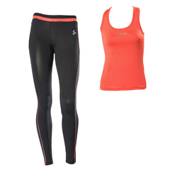 Stretch pant Black/Orange